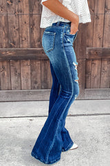 Bailey Distressed Flare Jeans