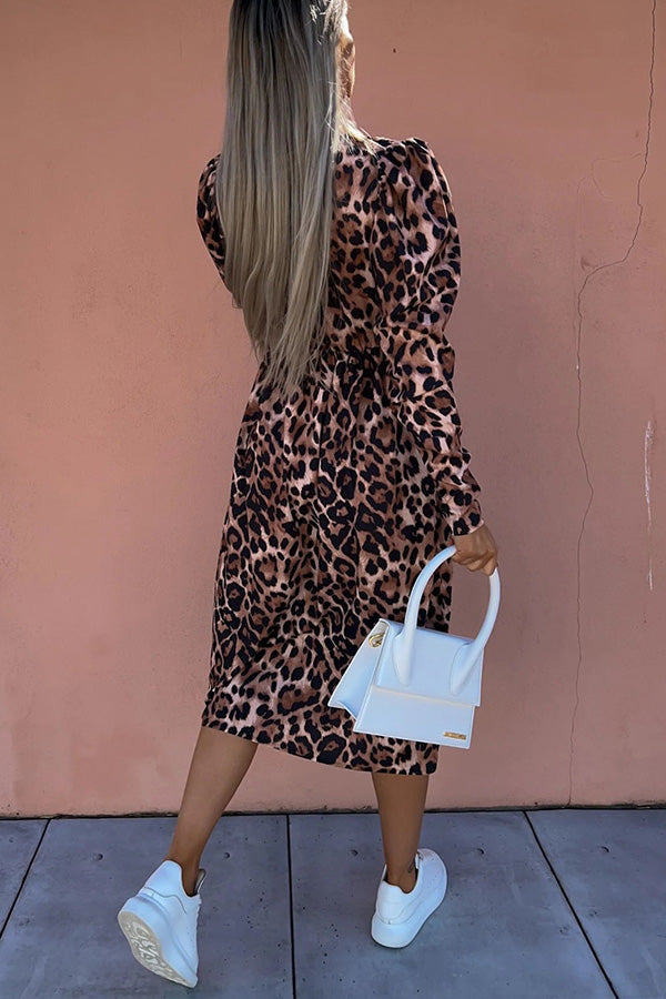 Born To Be Stylish Printed Midi Dress