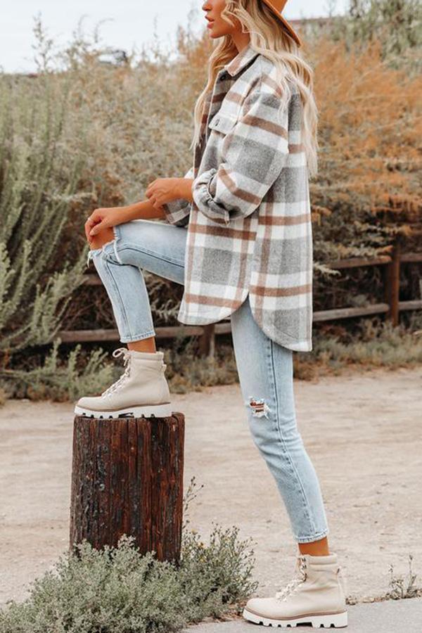 Women's Plaid Jacket