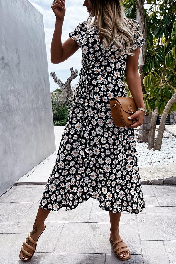 Loved By You Daisy Floral Midi Dress