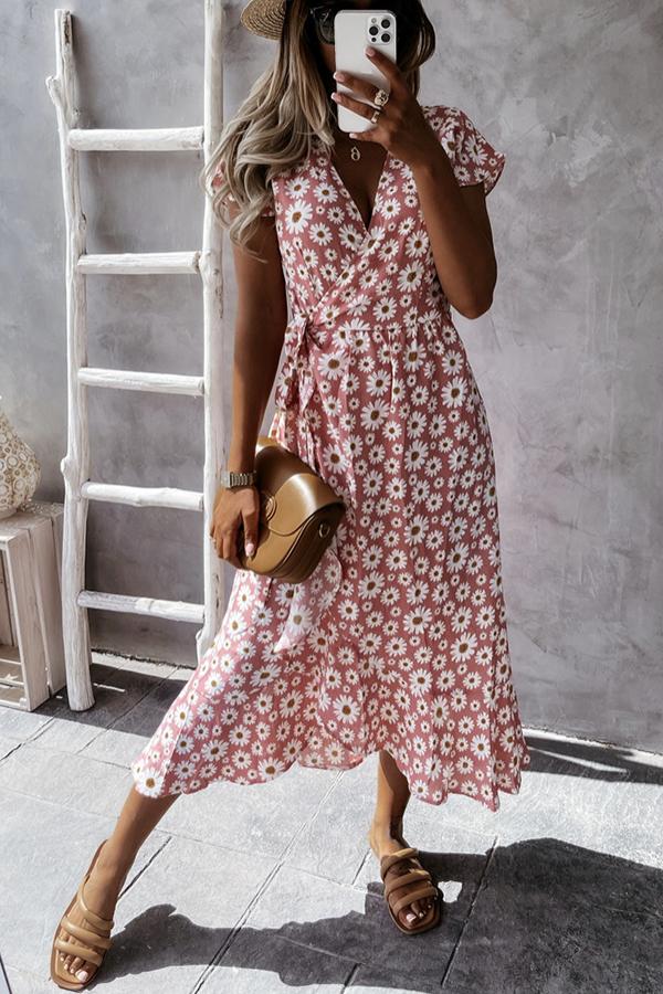 Loved By You Daisy Floral Midi Dress