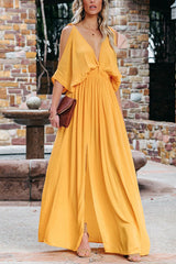 Athena Cold Shoulder Maxi Dress