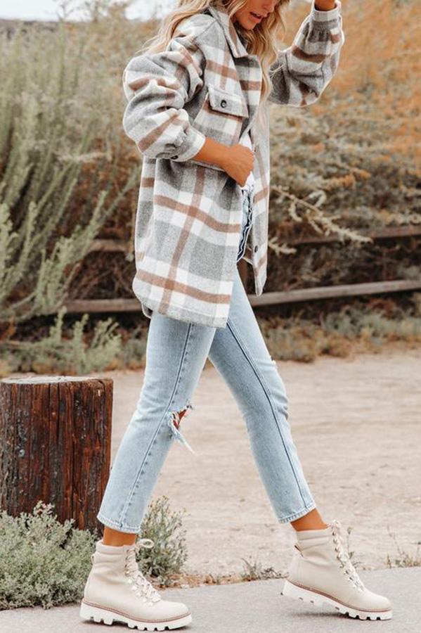 Women's Plaid Jacket