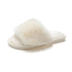 Plush Cross-floor Cotton Slippers