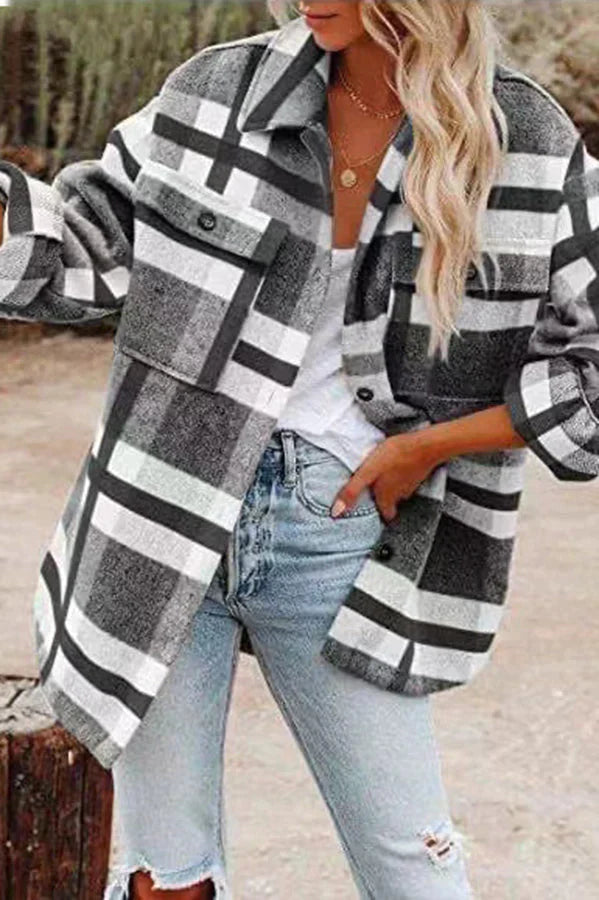 Women's Plaid Jacket