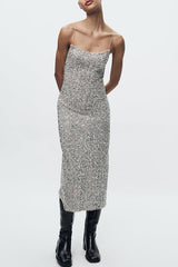 Celebration Time – Stretch-Midikleid mit Pailletten