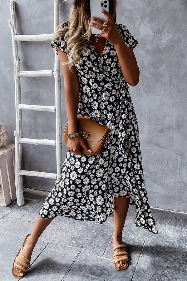 Loved By You Daisy Floral Midi Dress