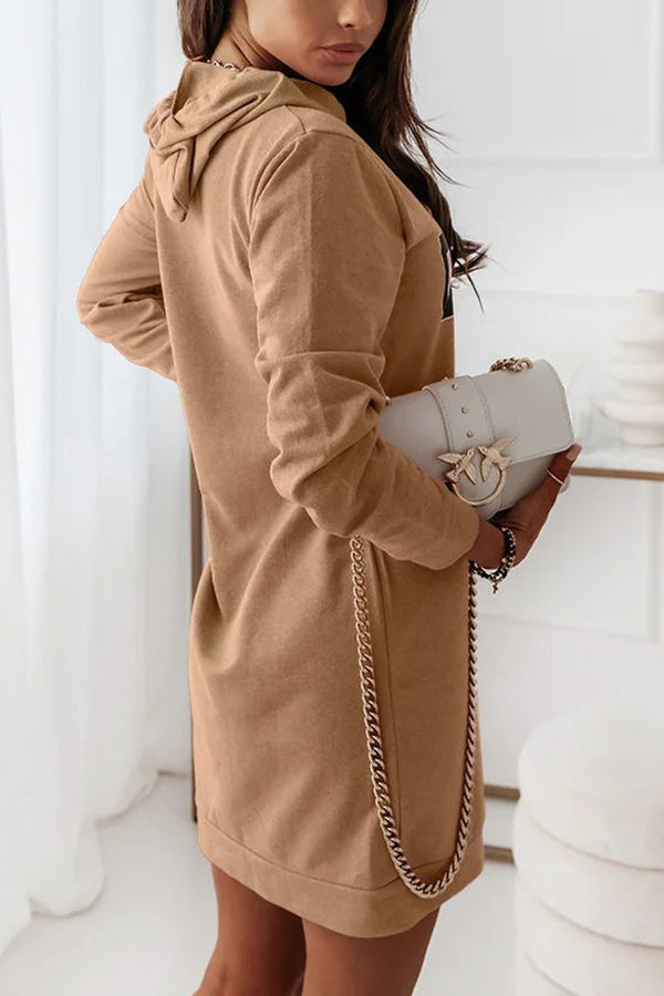 Queen of Comfort Hooded Mini Dress