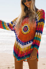 Malibu Dreaming Colorful Sun Protection Cover Up