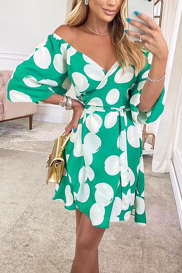 Love This Feeling Colorful Print Vacation / Party Dress