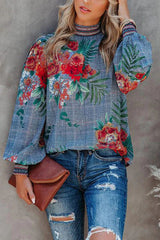 Fond Memories Floral Print Long Sleeve Top