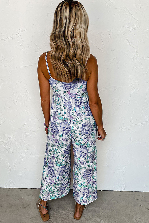 Blossom Babe Floral Relaxed Wide Leg Jumpsuit