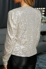 Fashion Casual Sequined Coat