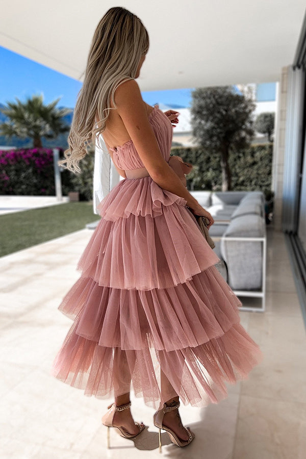 Romance on Repeat Tulle Midi Dress