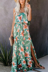 Fragrant Floral Off The Shoulder Maxi Dress