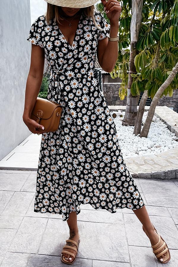 Loved By You Daisy Floral Midi Dress