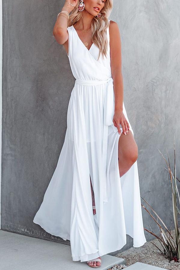 Dancing At Midnight Sleeveless Maxi Dress