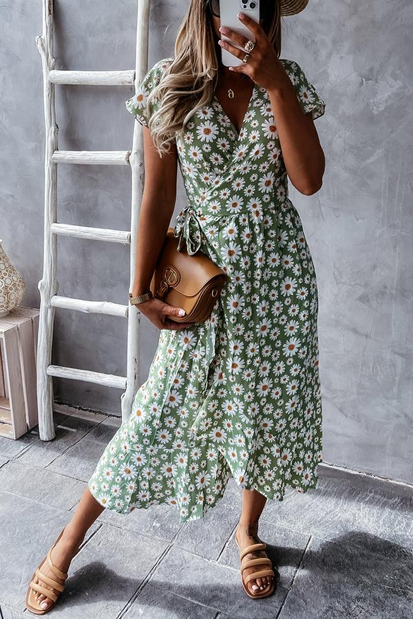 Loved By You Daisy Floral Midi Dress