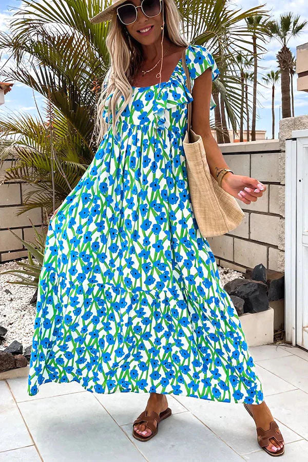 It All Begins with Love Floral Maxi Dress