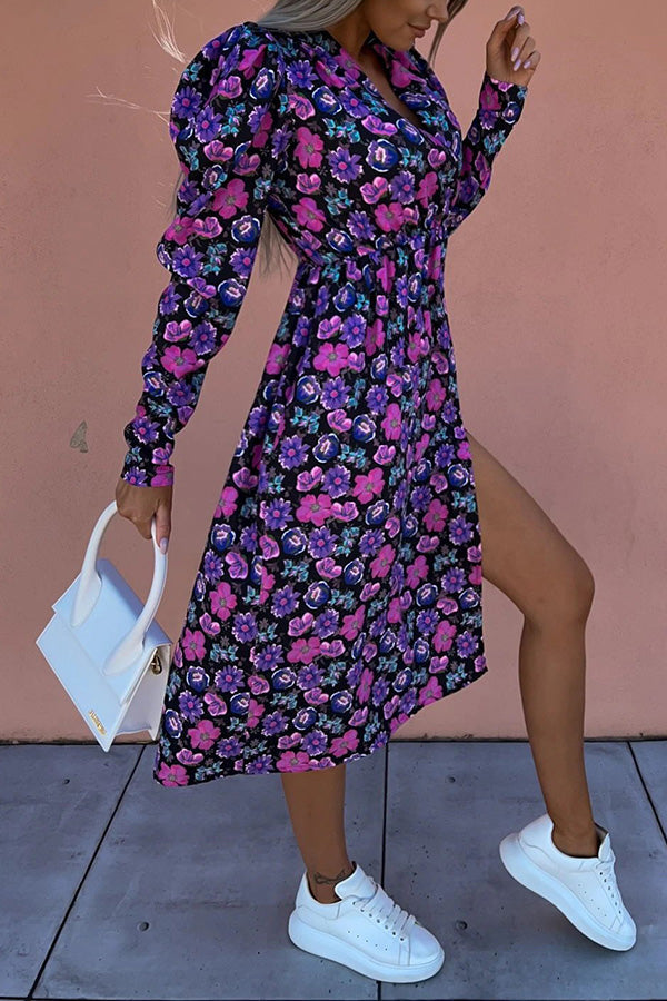 Born To Be Stylish Printed Midi Dress