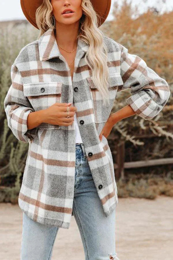 Women's Plaid Jacket