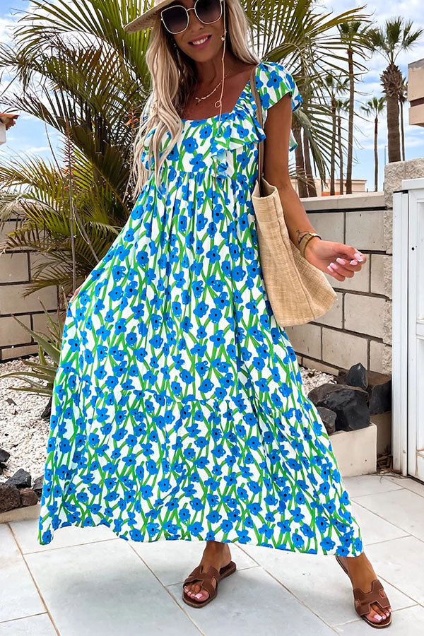 It All Begins with Love Floral Maxi Dress