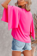 Presence Flutter Bell Sleeve Blouse