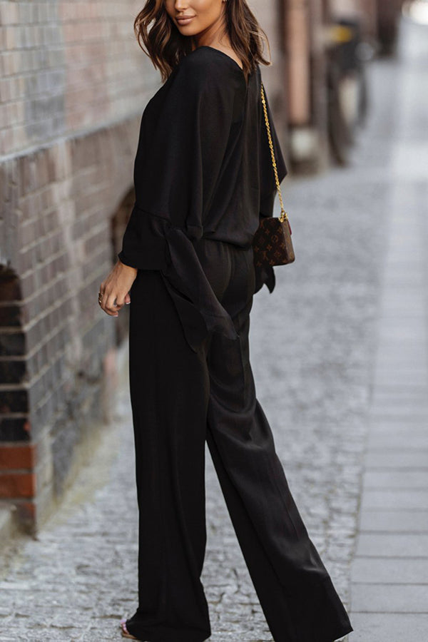 Newport Look Kimono Wide Leg Pants Suit