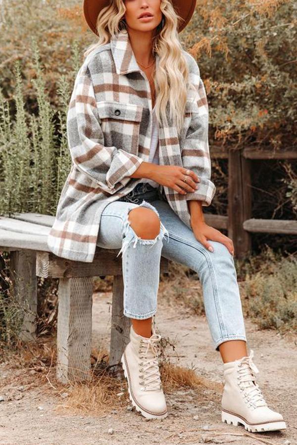 Women's Plaid Jacket