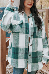 Women's Plaid Jacket Shacket