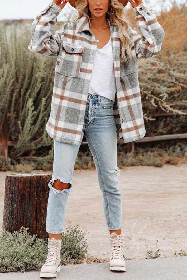 Women's Plaid Jacket