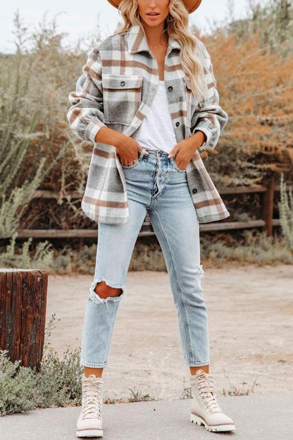 Women's Plaid Jacket