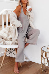 Spring Ahead Pocketed Thermal Jumpsuit