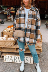 Women's Plaid Jacket Coat