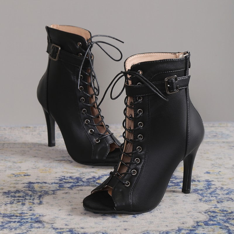 Ava Laurent Lace High Heel