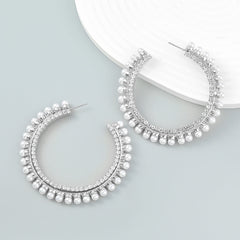 Pearl Hoop Earrings