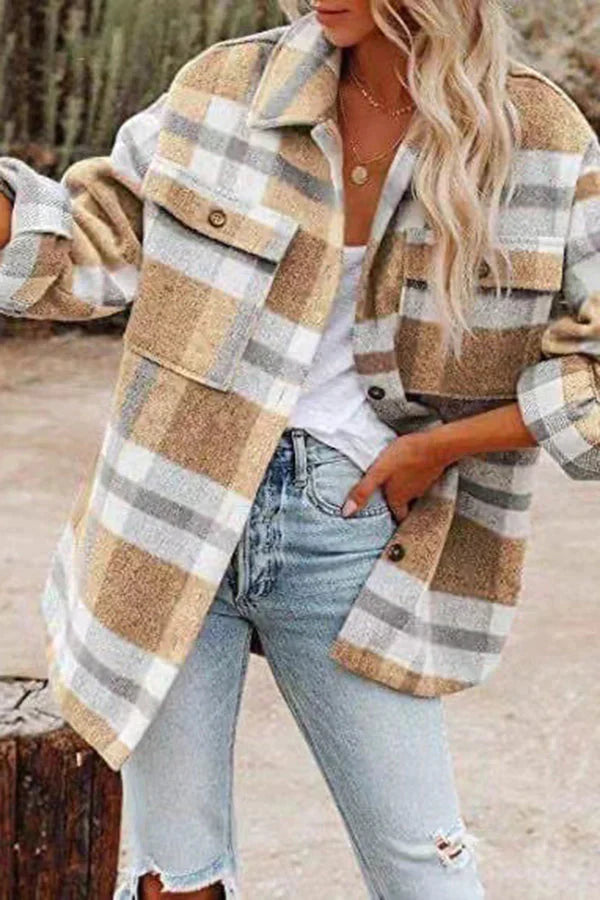 Women's Plaid Jacket