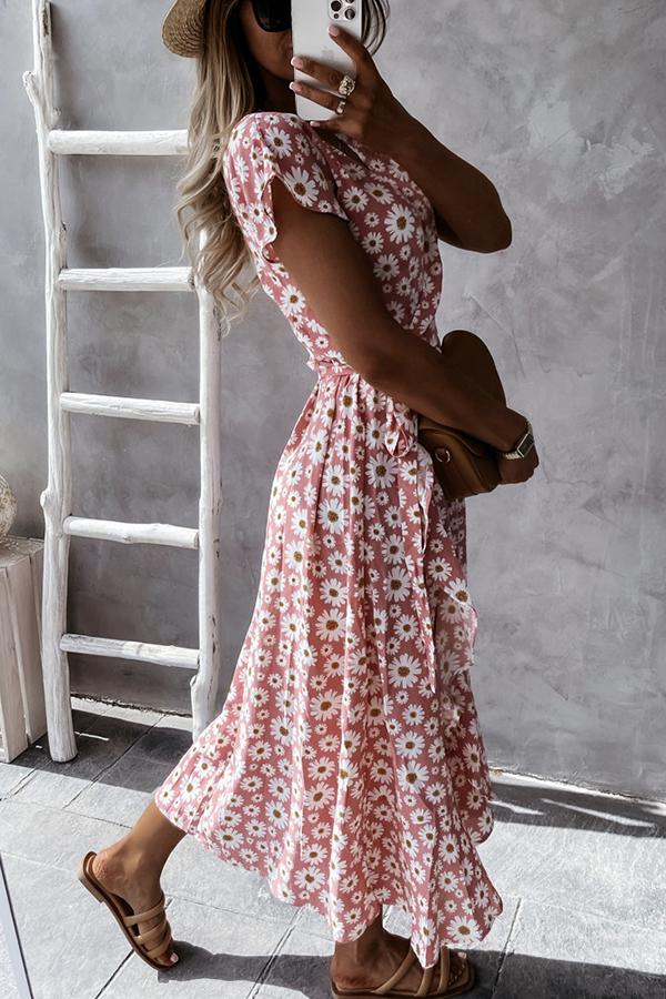 Loved By You Daisy Floral Midi Dress