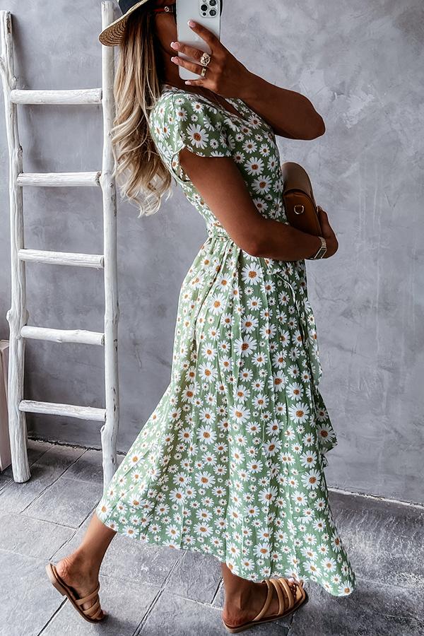 Loved By You Daisy Floral Midi Dress