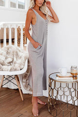 Spring Ahead Pocketed Thermal Jumpsuit