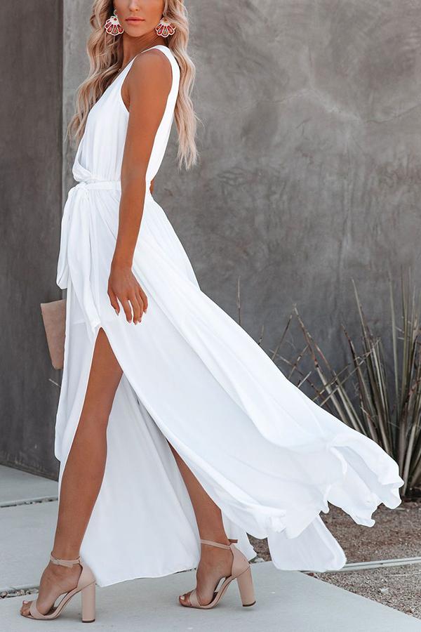 Dancing At Midnight Sleeveless Maxi Dress